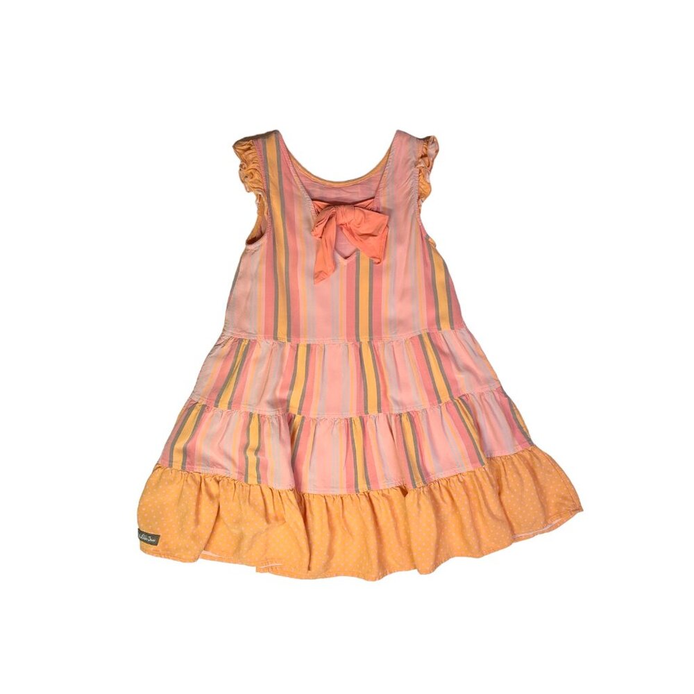 Matilda Jane Girl's Size 6 Orange Creamsicle Dress Ruffle - Picture 5 of 6
